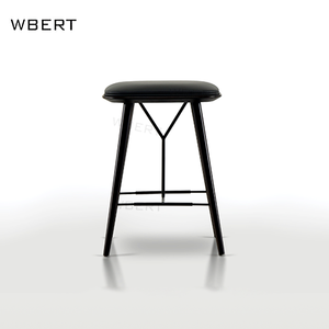 Wbert เก้าอี้ห้องนั่งเล่นทำจากเส้นใยละเอียดพิเศษสไตล์อิตาลีเก้าอี้สีเทาเฟอร์นิเจอร์ไม้ - Product Image 6