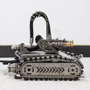 Robot nettoyeur <span class=keywords><strong>de</strong></span> conduits <span class=keywords><strong>de</strong></span> cuisine magnétique en acier inoxydable avec aspiration - Product Image 1