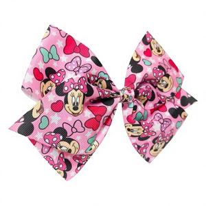 Lazos para el Cabello con Estampado de Minnie Mouse, con Clip de Cocodrilo, para Niñas de 3 Años, Artículos Esenciales para Parques Temáticos, Venta al Por Mayor, Licencia Oficial - Product Image 1