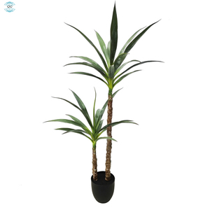 Árbol de Planta artificial verde de diseño moderno, artículo decorativo de plástico grande para interiores <span class=keywords><strong>y</strong></span> exteriores para uso en el suelo del hogar <span class=keywords><strong>y</strong></span> el jardín - Product Image 5