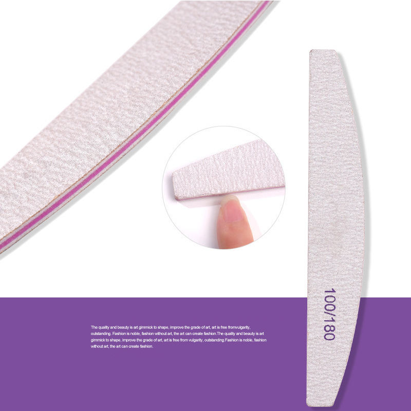 Half moon nail file