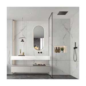 Meuble de salle de bain fabriqué en Chine, style italien, salle de bain privée, prêt à installer - Product Image 1