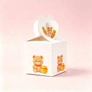 Cute Bear Unicorn <strong>Easter</strong> <strong>Gift</strong> <strong>Box</strong> Heart Top Foldable Paper <strong>Box</strong> <strong>Easter</strong> Party Candy Fruit Packaging <strong>Box</strong> - Product Image 4