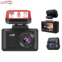 4K Dash Cam Gebaar Foto Wifi 2.4 "Auto Camera Dashcam 3840*2160P 30FPS Ultra Hd Dvr video Recorder Gps Tracker Dashcam Voor Auto
