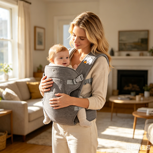 Porte-bébé pour bébés et tout-petits, facile à porter à l'avant et à l'arrière, aide au <span class=keywords><strong>portage</strong></span> ergonomique avec soutien du cou - Product Image 2