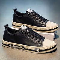 Bottes de travail montantes pour hommes, design OEM, à lacets, imperméables, antidérapantes, thermiques, rehaussantes, en cuir synthétique avec doublure en PU