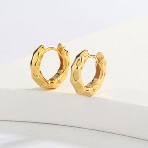 Pendientes de Aro Circulares de Plata de Ley 925 con Baño de Rodio, Modernos y Elegantes, para Mujer, Regalo de Boda - Product Image 3