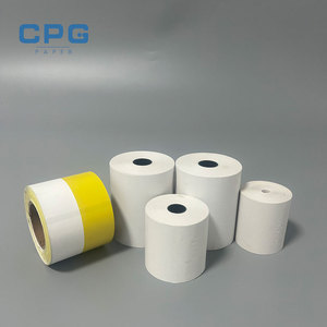 Manufacturer Wholesale 48GSM 55GSM Thermal Paper Roll POS/ATM 57x40mm 80X80mm 60X30mm Thermal <b>Printer</b> Paper - Product Image 1