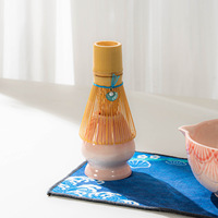 Ensemble cadeau de matcha de qualité supérieure Astief, kit de cérémonie du matcha de style japonais, bol à matcha, fouet, kit à thé pour les amateurs de matcha