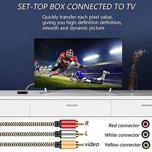 Xput 3 <span class=keywords><strong>RCA</strong></span> macho <span class=keywords><strong>a</strong></span> 3 <span class=keywords><strong>RCA</strong></span> macho divisor profesional Audio Video extensión Cable enchufe estéreo <span class=keywords><strong>RCA</strong></span> AV TV <span class=keywords><strong>Cables</strong></span> longitud personalizada - Product Image 4