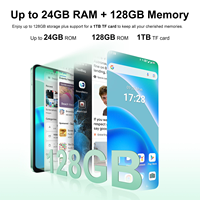FOSSiBOT Android 14 Mini 5G Smartphone Dual Sim CPU: Quad Core 128GB ROM MTK Procesador 12 Meses de Garantía para Gaming Smart Usado