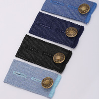 Kancing Celana Kasual Lepas Pasang Ukuran Kecil dan Besar, Kancing Jeans Bulat dari Logam Seng