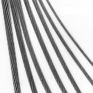 鋼線ロープ8mm ~ 20mm 1*7/1*19/7*7/7*19高強度亜鉛メッキ工場メーカー - Product Image 4