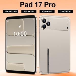 <span class=keywords><strong>Tablette</strong></span> Wi-Fi 5G Version Globale, Batterie 10000 mAh, Pad 17 Pro Max 10.1 <span class=keywords><strong>pouces</strong></span>, Écran <span class=keywords><strong>Tactile</strong></span> 2560x1600, Processeur Octa Core MTK, 16 Go + 1 To, Nouveau - Product Image 6
