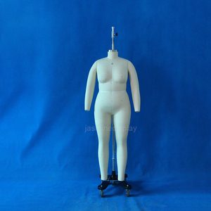 JASMINE GB Plus Weibliche Schneiderpuppe Schaufensterpuppe Ganzkörper mit Standfuß Größe 2-26W aus Fiberglas für Mädchen - Product Image 3