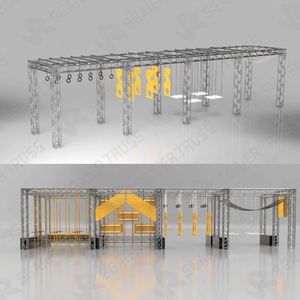 Cadre de piste de course d'extérieur Ninja Warrior Fitness Cadre suspendu de base pour les défis physiques Ninja Truss - Product Image 2