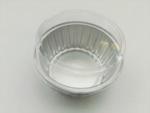 Vasos de Aluminio Pequeños de 4 oz de Color con Tapa Sellada de Aluminio y Tapa de Plástico para Comida para Llevar - Product Image 2