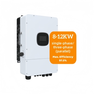 Système d'alimentation solaire hybride monophasé SRNE 8k 10k 12k SEI-8-12K-SP, très demandé, pour applications hors réseau et connectées au réseau - Product Image 3