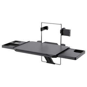 Diseño creativo de dos caras ABS Tesla coche organizador volante asiento trasero portátil bandeja plegable soporte de teléfono para viajes - Product Image 1