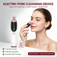 Mini aspirateur visuel électrique pour points noirs, nettoyeur de pores du visage, appareil de beauté pour un nettoyage en profondeur à domicile