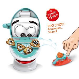 Juego de truco de baño nuevo extraño catapulta caca parodia juguete padre-hijo lanzamiento interactivo rastrillo juego de mesa - Product Image 4