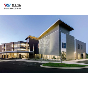 Sang trọng prefab văn phòng xây dựng kết cấu thép 1000 ㎡ tùy chỉnh thiết kế với điều hòa không khí xuất khẩu quốc tế - Product Image 1