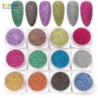 Échantillon gratuit vente en gros de poudre pailletée biodégradable en vrac poudre pailletée pour les yeux maquillage des yeux ongles visage et corps
