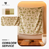 Tapisserie murale rectangulaire en jacquard tissé, lavable en machine, personnalisable, motif vintage, design musulman