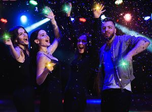 Кольца со светодиодным освещением для девичника, сувениры, бриллиантовое кольцо для дня рождения, свадьбы, вечеринки, аксессуары, мигающее кольцо на палец - Product Image 2