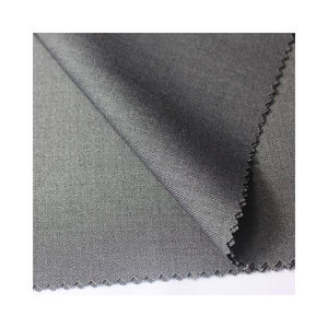 Chine fabricant TR respirant tissé sergé 65% Polyester 35% Viscose <span class=keywords><strong>costume</strong></span> chemise chemisier tissus uniforme vêtements de travail vêtements - Product Image 6