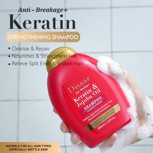 Champú fortalecedor de queratina Disaar, aceite de jojoba, vitamina B5, nutre, fortalece el cabello, alivia las puntas abiertas, champú para cabello <span class=keywords><strong>roto</strong></span> - Product Image 3