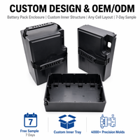 Kotak Baterai OEM/ODM Multi-Port dengan Konektor Kustom untuk Aplikasi Paket Li-ion, Penyimpanan Energi EV, Langsung dari Pabrik