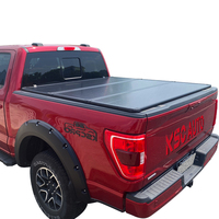 KSCAUTO Couverture rigide de tonneau de pick-up de lit de camion à trois volets pour Toyota Hilux 2015-2023