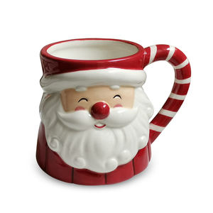 แก้วคริสมาสต์โดโลไมต์ซานต้า3D แก้วโดโลไมต์ซานตาคลอสแก้วกาแฟ - Product Image 3