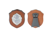 Plaques de récompense en bois et en métal vierge, avec Logo personnalisé, nouvelle collection, vente en gros