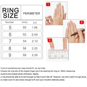 Serie <span class=keywords><strong>Anelli</strong></span> Fai-da-Te - Gioielli da Sposa in Argento Lucciola Anello Originale a V Fiore Scintillante per Donna - Product Image 5