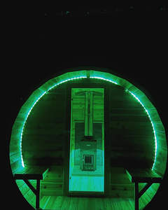 HELIUS lusso canadese cedro <span class=keywords><strong>a</strong></span> <span class=keywords><strong>legna</strong></span> barile di vapore <span class=keywords><strong>Sauna</strong></span> | Capacità di 8-10 persone | Prezzo di fabbrica all'ingrosso - Product Image 3