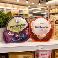 Sachets souples personnalisés uniques à contour, avec encoche de déchirement et ouverture facile, pour produits alimentaires variés et bonbons
