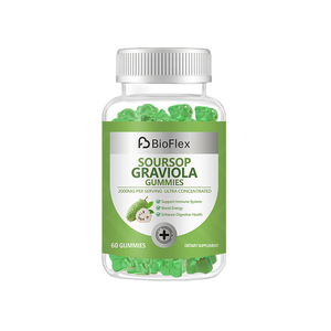 OEM all'ingrosso Private Label Organic Soursop Graviola frutta foglia in polvere estratto di Gummies integratore di vitamina C zinco per adulti - Product Image 1