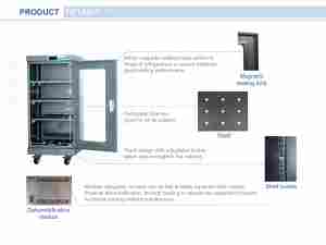 Armário Desumidificador de Alta Eficiência 160L 10%-20%RH, Adequado para Fabricação de Eletrônicos/Medicina/Novas Energias/Semicondutores - Product Image 4