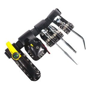 LINYI QUEEN Black Scaffolding Top Layer Cowhide <strong>Leather</strong> <strong>Tool</strong> Belt Kits with Scaffold Wrench <strong>Pouch</strong> Level <strong>Pouch</strong> Tape <strong>Pouch</strong> - Product Image 6