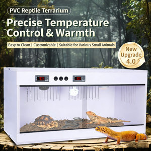 Terrarios <span class=keywords><strong>de</strong></span> PVC para Reptiles <span class=keywords><strong>y</strong></span> Mascotas Exóticas como Dragones Barbudos, Avestruces, <span class=keywords><strong>Serpientes</strong></span>, Tortugas, Aves <span class=keywords><strong>y</strong></span> Erizos - Product Image 5