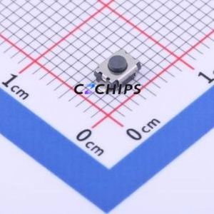 GT-TC029D-H020-L1N Tactile Switch SMD Switch Single Pole Single Throw Round Button 4N Vertical Mount - Product Image 1