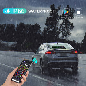 DC5V USB Blue Tooth APP-Steuerung Flexibler digitaler LED-Bildschirm RGB-LED-Matrix feld Pixel muster Graffiti-Text animations anzeige - Product Image 4