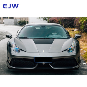 Nouveau kit extérieur semi-fibre de carbone de type M pour 11-16 pour <span class=keywords><strong>Ferrari</strong></span> <span class=keywords><strong>458</strong></span> pare-chocs avant et arrière améliorés jupes latérales capot moteur - Product Image 2