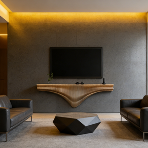 ML-WD047 Décoration murale en bois élégante et minimaliste pour espaces résidentiels et commerciaux - Product Image 2