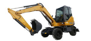 Excavatrice sur pneus de 6 tonnes XE60WA, excavatrice hydraulique sur pneus, prix avantageux en vente flash - Product Image 3