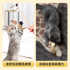 Coffret cadeau pour chat, 7 pièces, jouets à mâcher durables pour le divertissement et le jeu des chatons - Product Image 3