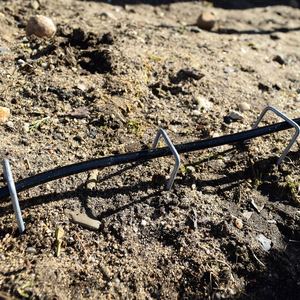 U-Shaped Galvanized Steel Metal Landscape Stakes Pegs Pins <strong>Spike</strong> for Weed <strong>Barrier</strong> Fabric Ground Cover &amp; Landscaping &amp; Tent - Product Image 6