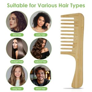 Wholesale Custom Portable Eco-friendly Bamboo Hair <b>Brush</b> <b>Detangling</b> Comb Air Cushion Biodegradable Natural Wooden Travel - Product Image 4